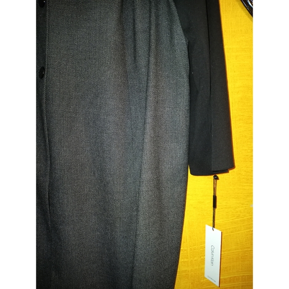 CALVIN KLEIN PLUS SIZE COLOR BLOCK JACKET - Picture 4 of 6